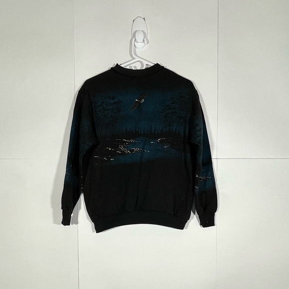 Vintage All over Eagle Graphic Crewneck Women’s Medium - Picture 2 of 7
